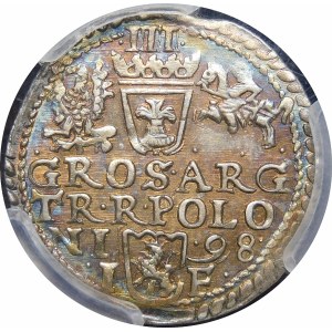Sigismund III Vasa, Troika 1598, Olkusz - bust from 1596, POLO