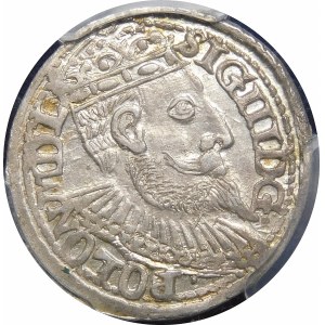 Žigmund III Vaza, Trojak 1598, Olkusz - veľké poprsie, bez R