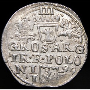 Zygmunt III Waza, Trojak 1599, Olkusz - popiersie z 1598, G-POLO