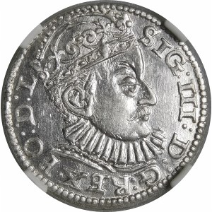 Zygmunt III Waza, Trojak 1588, Ryga - wyśmienity
