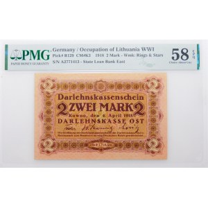 Kaunas, 2 marks 1918 - ser. A