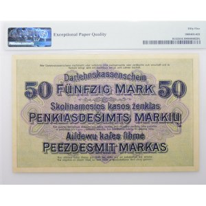 Kaunas, 50 marks 1918 - ser. A