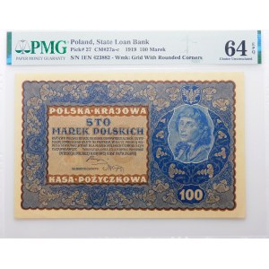 100 marek polskich 1919 - IE Ser. N