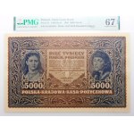5000 marek polskich 1920 - III Ser. A - pierwsza seria odmiany