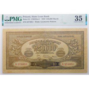 250,000 Polish marks 1923 - ser. S