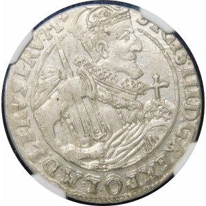 Zygmunt III Waza, Ort 1623, Bydgoszcz - PRV M - bez pałąków, rozety - piękny