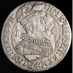 Zygmunt III Waza, Ort 1624/3, Gdańsk - przebita data, PR