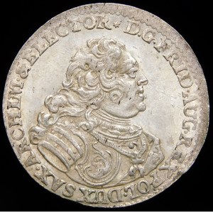 August III Sas, Grosz wikariacki 1740, Drezno - piękny