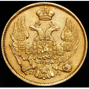 Poland, Russian Partition, 3 rubles = 20 zlotys 1837 СПБ/ПД, St. Petersburg