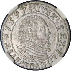 Kniežacie Prusko, Georg Friedrich von Ansbach, Penny 1597, Königsberg