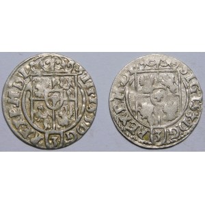 Zygmunt III Waza, Półtorak 1623, Bydgoszcz - tarcze - zestaw (szt. 2)