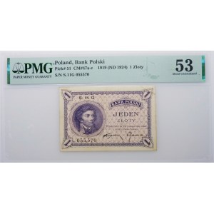 1 złoty 1919 - ser. S. 11 G