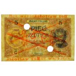 5 złotych 1919 - WZÓR - ser. S. 13. A. - nr 0016 cyfry małe