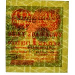 1 grosz 1924 bilet zdawkowy - ser. AF * - prawa