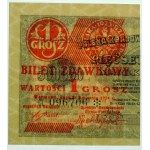 1 grosz 1924 bilet zdawkowy - ser. CL * - lewa - Kolekcja Lucow