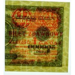1 grosz 1924 bilet zdawkowy - ser. H - prawa