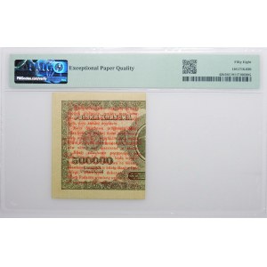 1 grosz 1924 bilet zdawkowy - ser. CN - prawa