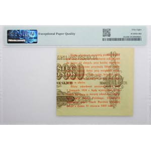5 groszy 1924 pass ticket - vľavo