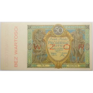 50 złotych 1925 - WZÓR - ser. A.