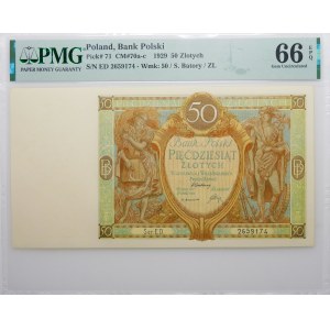 50 złotych 1929 - ser. ED.