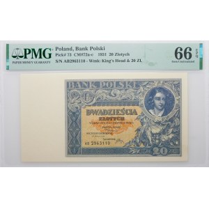 20 złotych 1931 - ser. AB. - druga seria