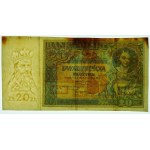 20 zlotých 1931 - dokončený výtlačok - bez odtlačku série a číslovania