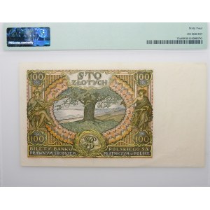 100 złotych 1934 - ser. AX. - dodatkowy znak wodny II