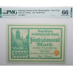 50.000 marek 1923 - Gdańsk - zielony