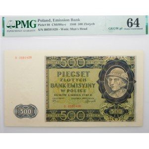 500 złotych 1940 - ser. B