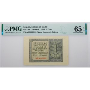 1 zlotý 1941 - sér. AB