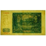 50 złotych 1941 - fałszywy numerator na makulaturze