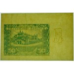 50 złotych 1941 - nieukończony druk