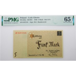 5 marek 1940 Getto - papier standard