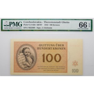 Czechosłowacja, 100 koron 1943 Getto Terezin