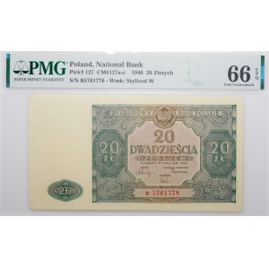 20 złotych 1946 - ser. B