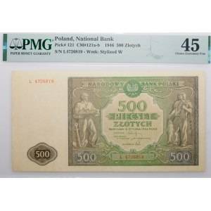 500 złotych 1946 - ser. L