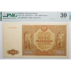 1000 złotych 1946 - ser. N