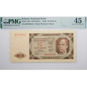 10 złotych 1948 - ser. R