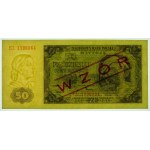 50 złotych 1948 - ser. EL - WZÓR