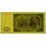 50 zloty 1948 - ser. EL - MODEL