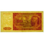 100 złotych 1948 - ser. EN - stan 2 - pomyłkowa nota PMG