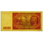 100 złotych 1948 - ser. GE - bez ramki