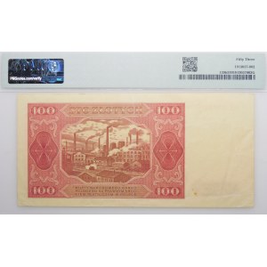 100 złotych 1948 - ser. GI - bez ramki