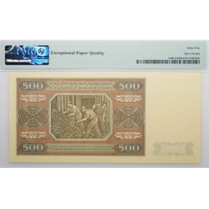 500 złotych 1948 - ser. CC - WZÓR