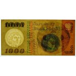 1000 zlotých 1965 - ser. H - rebrovaný papier