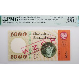 1000 złotych 1965 - ser. S - WZÓR