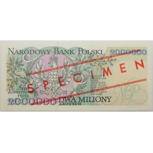 2.000.000 złotych 1993 - ser. A - WZÓR - No 0245*