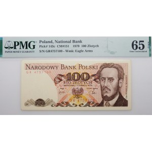 100 złotych 1979 - ser. GR