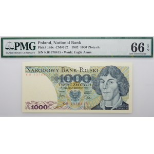 1000 złotych 1982 - ser. KB