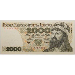 2000 złotych 1977 - ser. E
